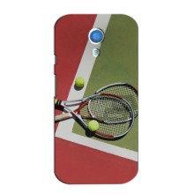 Чехлы с принтом Спортивная тематика для Motorola Moto G2 – Ракетки теннис
