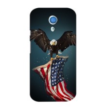 Чехол Флаг USA для Motorola Moto G2 – Орел и флаг