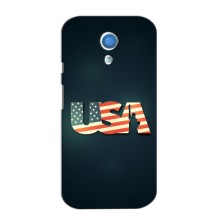 Чехол Флаг USA для Motorola Moto G2 (USA)