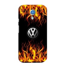 Чехол "Фольксваген" для Motorola Moto G2 (Огненный Лого)
