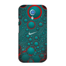 Силиконовый Чехол на Motorola MOTO G2 с картинкой Nike (Найк зеленый)