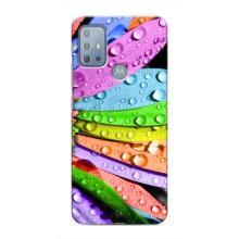 Чехлы (ART) Цветы на Motorola MOTO G20 (VPrint) (Семиквітка)
