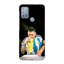 Чохли для Motorola MOTO G20 (Leo чемпіон) (AlphaPrint) (Кубок Мессі)