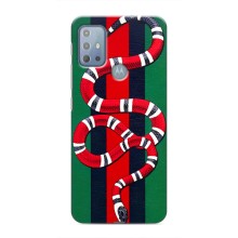 Чохли  GUCCI для Моторола МОТО Г20 (AlphaPrint) (Gucci змія)