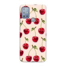 Чохли з фруктами для Motorola MOTO G20 (VPrint) (Черешня)
