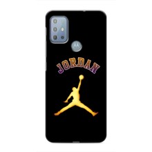 Чохли для Motorola MOTO G20 - з картинкою JORDAN (AlphaPrint) (Jordan Gold)
