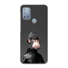 Чохли з Мавпами NFT для Motorola MOTO G20 (AlphaPrint) (стильна мавпа NFT)