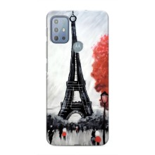Чохол Ейфелева Вежа Motorola MOTO G20 - (AlphaPrint) (Вежа в Парижі)