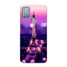 Чохол Ейфелева Вежа Motorola MOTO G20 - (AlphaPrint) (Париж Башня)