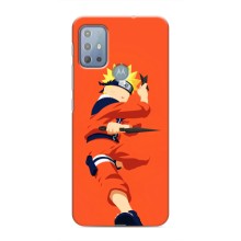 Чехлы с принтом Наруто на Motorola MOTO G20 (Силуэт Наруто)