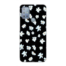 Чехол с ромашками на Motorola MOTO G20