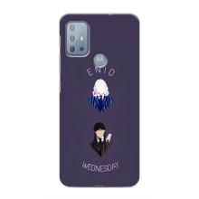 Чохли Венсдей на Motorola MOTO G20 Уенсдей (AlphaPrint) (Венздей і подруга)