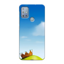 Чехол с мультфильмом Шрек на Motorola MOTO G20 – Голова Шрека