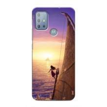 Чехол с мультфильмом Моана Motorola MOTO G20 (Моана в море)