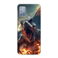 Чехол с картинкой «Хищники» для Motorola MOTO G20 – Динозавр