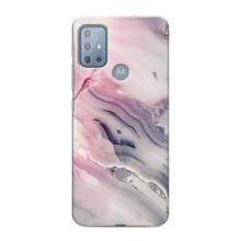Мраморний чехол на Motorola MOTO G20 (VPrint) (Пурпурний Мрамор)