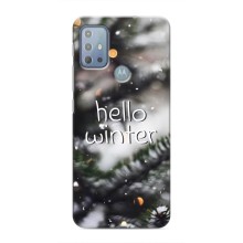 Новорічні, Святкові Чохли для Motorola MOTO G20 - 2024 год (Hello winter)