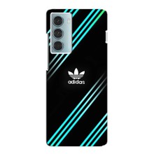Чехлы Адидас для Motorola MOTO G200 (AlphaPrint) (Адидас с полосами)