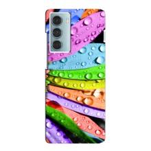 Чехлы (ART) Цветы на Motorola MOTO G200 (VPrint) (Семицветик)