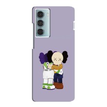 Чехлы для Motorola MOTO G200 - Bearbrick Louis Vuitton (PREMIUMPrint) (Дружба Беарбрик)