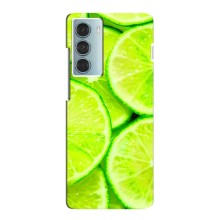 Чехлы с Фруктами для Motorola MOTO G200 (VPrint) (Лайм)