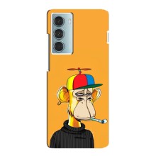 Чехлы с Обезьянами NFT для Motorola MOTO G200 (AlphaPrint) (Скучающая Обезьяна NFT)