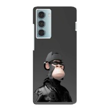 Чехлы с Обезьянами NFT для Motorola MOTO G200 (AlphaPrint) (стильная обезьяна NFT)
