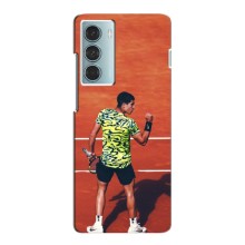 Чехлы с принтом Спортивная тематика для Motorola Moto G200 – Алькарас Теннисист