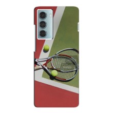 Чехлы с принтом Спортивная тематика для Motorola Moto G200 – Ракетки теннис