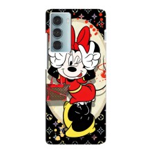 Чехол Disney Mouse Motorola MOTO G200 (PREMIUMPrint) (Минни peace)