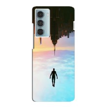 Чехол с человеком пауком для Motorola MOTO G200 - (AlphaPrint) (Паук человек)