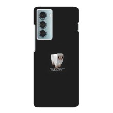 Чехол Майнкрафт на Motorola MOTO G200 (AlphaPrint) Minecraft (Овечка Майнкрафт)