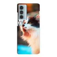 Чехол на Мото G200 с Котами (VPrint) (Котик с бабочкой)
