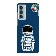 Чехол NASA для Motorola MOTO G200 (AlphaPrint) (Мальчик в шлеме)