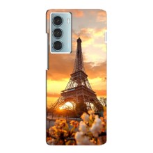 Чехол Эйфелева Башня для Motorola MOTO G200 - (AlphaPrint) (Солнечная башня)
