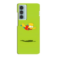Чехол с Симпсонами для Motorola MOTO G200 (VPrint) (Барт Симпсон)