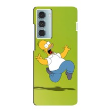 Чехол с Симпсонами для Motorola MOTO G200 (VPrint) (Гомер Симпсон)