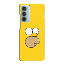 Чехол с Симпсонами для Motorola MOTO G200 (VPrint) (Гомер)
