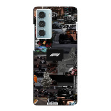 Чехол Формула1 на Motorola MOTO G200 – Коллаж Ф1