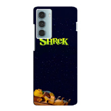 Чехол с мультфильмом Шрек на Motorola MOTO G200 – Шрек лого