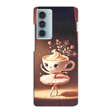 Чехол с мемом Тралалело тралала на Motorola MOTO G200 (Балерина капучина)