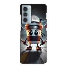 Чехол с мемом Тралалело тралала на Motorola MOTO G200 (Капучино асасино)