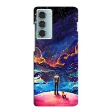 Космические Чехлы для Мото G200 (VPrint) (Галактический вид)