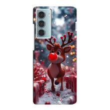Яскравий чохол для Motorola MOTO G200 з Зимові Оленята – Олень серед подарунків