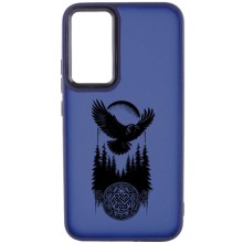 Накладка Oprint Скандинавия Black для Motorola Moto G22 – Navy Blue