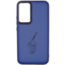 Накладка Oprint Скандинавія Black для Motorola Moto G22 – Navy Blue