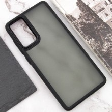 Чохол TPU+PC Lyon Frosted для Motorola Moto G22 – Чорний