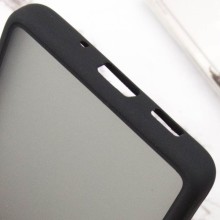 Чехол TPU+PC Lyon Frosted для Motorola Moto G22 – Черный