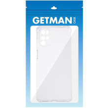TPU чехол GETMAN Ease logo усиленные углы Full Camera для Motorola Moto G22 – Прозрачный