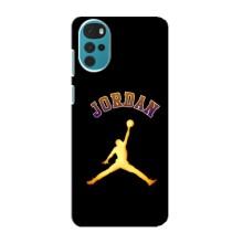 Чехлы для Motorola MOTO G22 - с картинкой JORDAN (AlphaPrint) (Jordan Gold)